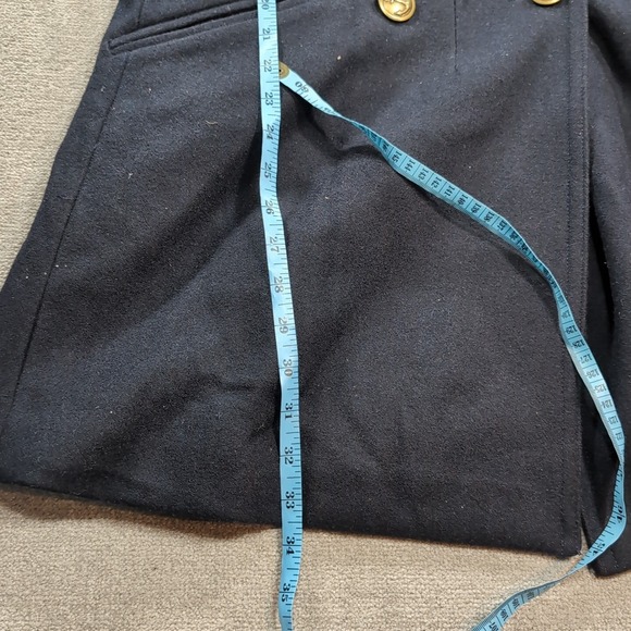 Coach Womens‎ 1941 Naval Officer Pea Coat Navy Blue Double Breasted Patch Size 0 - Picture 4 of 12